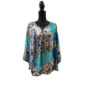 FIGUEROA & FLOWERS BOHEMIAN SHIRT XL